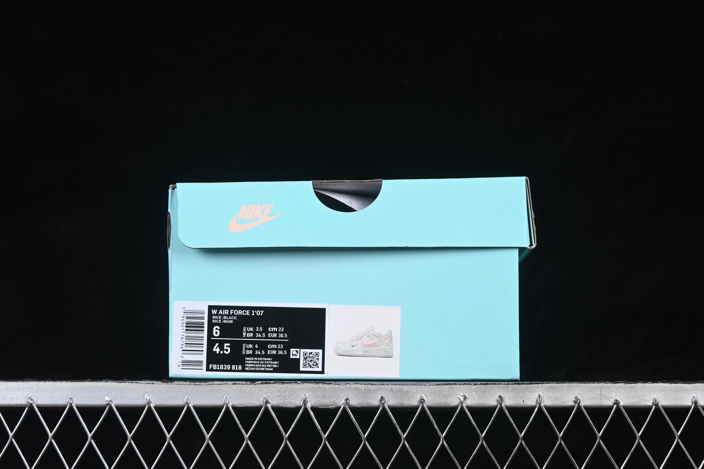 All categories Nk Air Force 1 Air Force series Nk Air Force 1 Low Air Force low top Nike Air Force 1'07 Low "Pink Cherry & Mint" Hand-painted graffiti Pink Cherry Mint Air Force One customized sneakers FB1839-818